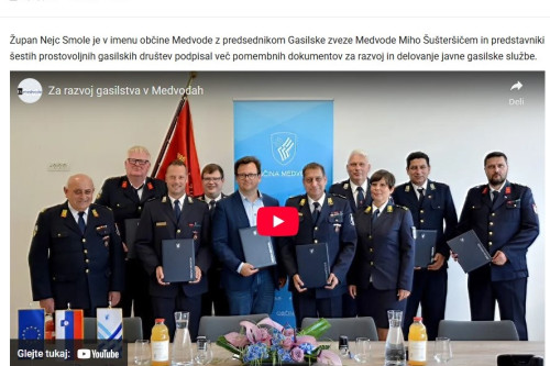 Razvoj gasilstva v Medvodah gasilska zveza medvode