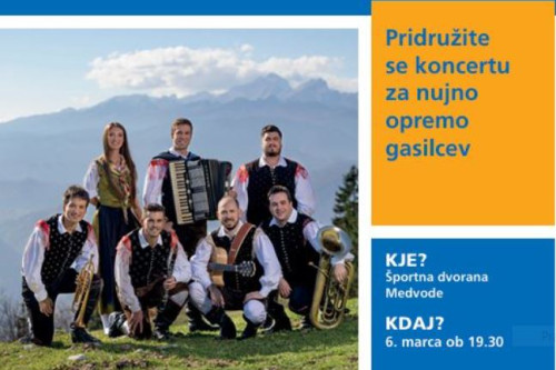 DOBRODELNI KONCERT ANSAMBLA SAŠA AVSENIKA gasilska zveza medvode